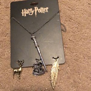 NWT Harry Potter Multi-Charm Necklace!